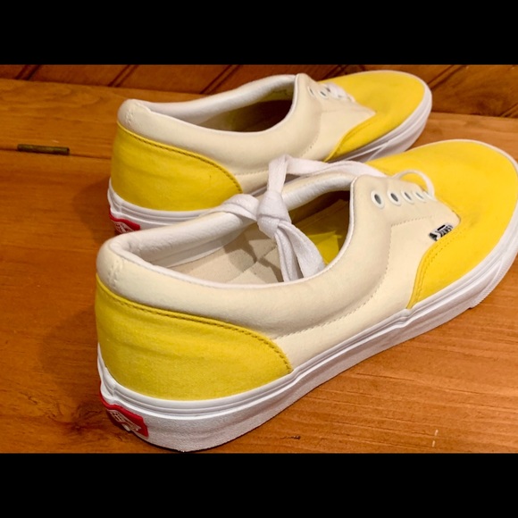 Vans Custom ERA Sneakers Brand New with Tags Unisex Yellow - Picture 7 of 13